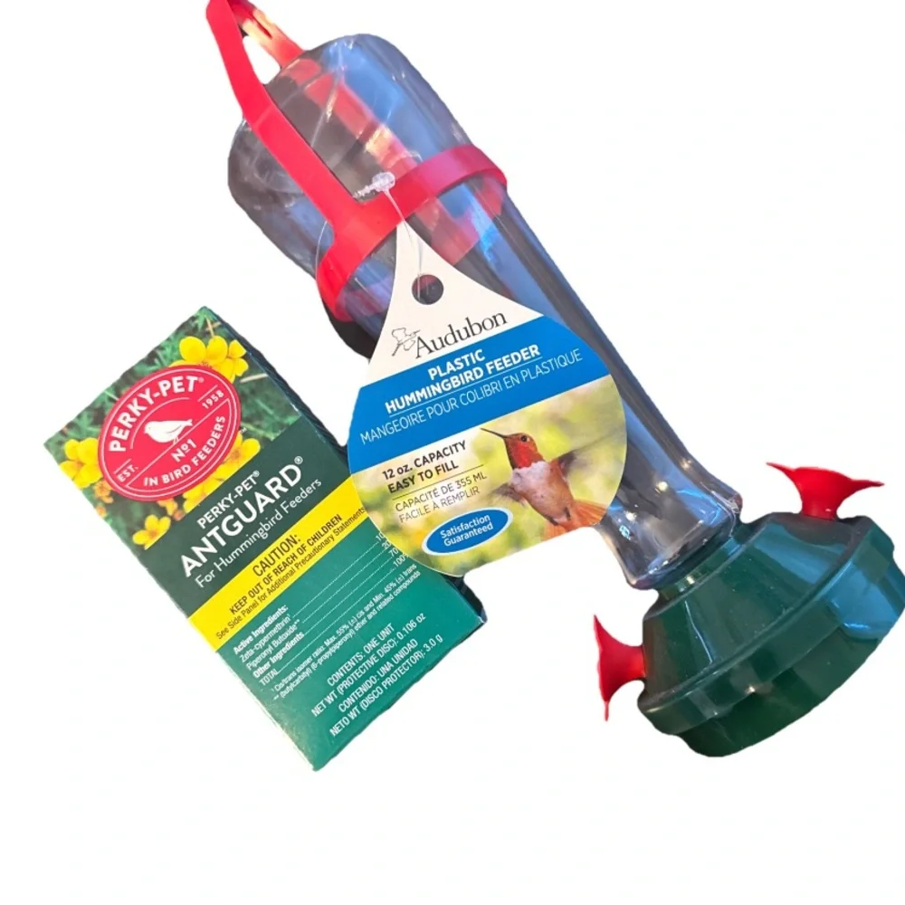 Hummingbird Feeder and Antguard